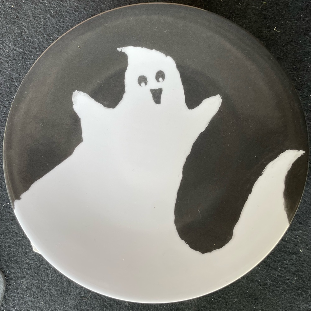 Pottery Barn Kids Halloween plate cup set